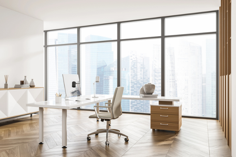 Home office corner desks